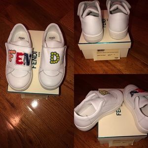 Authentic toddler size 10 Fendi sneakers